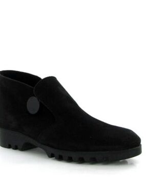 Arche womens  jimara slip on loafer bootie Black in castor noir